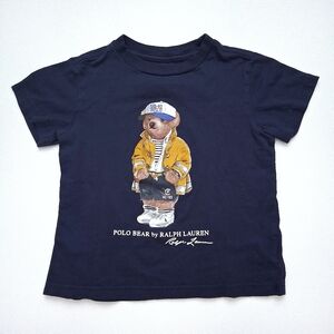 Polo Ralph Lauren Polo Bear Cotton Jersey Tee Boys 2T Navy Blue